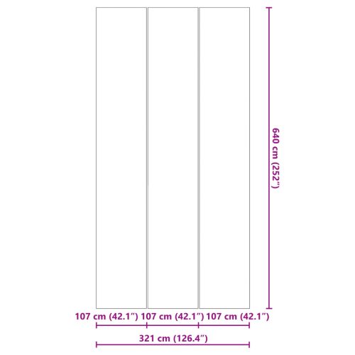  Négyszögletes Medencefedő Fekete Polietilén 640 x 321 cm Tartós