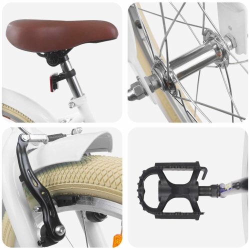  Gyerek Bicikli 22 Hüvelyk 7-12 éves korig Fehér