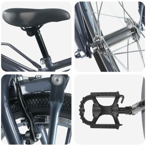  Gyerek Bicikli 22 Hüvelyk 7-12 éves korig Sötétszürke