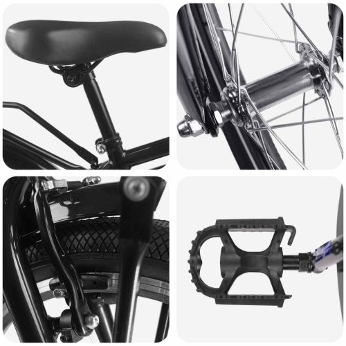  Gyerek Bicikli 22 Hüvelyk 7-12 éves korig Fekete