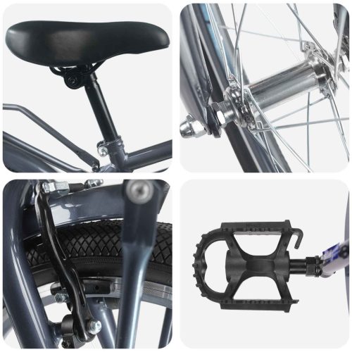  Gyerek Bicikli 22 Hüvelyk 7-12 éves korig Sötétszürke