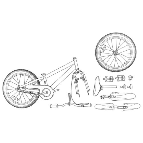  Gyerek Bicikli 24 Hüvelyk 6-Speed 8-12 éves korig Sötét kék