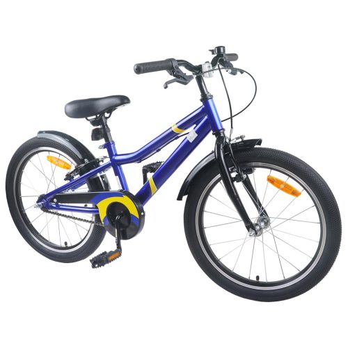  Gyerek Bicikli 18 Hüvelyk 5-7 éves korig Kék Fekete