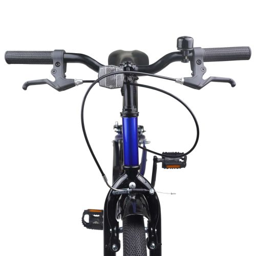  Gyerek Bicikli 18 Hüvelyk 5-7 éves korig Kék Fekete