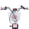  Gyerek Bicikli 18 Hüvelyk 5-7 éves korig Világos Rózsaszín