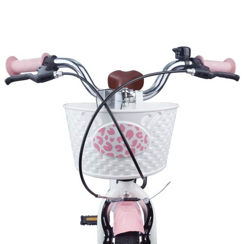  Gyerek Bicikli 18 Hüvelyk 5-7 éves korig Világos Rózsaszín