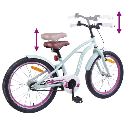  Gyerek Bicikli 22 Hüvelyk 7-12 éves korig Világos zöld