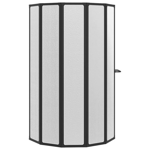  Zuhanyfal Összecsukható Other Fekete 168 x 140 cm Alumínium