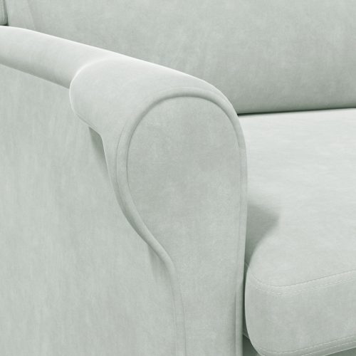  Világosszürke Karosszék Világosszürke Kárpitos borítás fás lábakkal