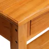  Konzolasztal Természetes 115 x 32 x 76 cm Tömör Mahagóni Fa