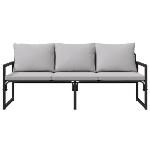  Kerti pad Fekete 61 x 72.5 x 71 cm Acél