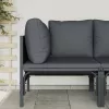  Kültéri bútor szettek párnával párnával Antracit