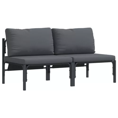  Kültéri bútor szettek párnával párnával 2 pcs Antracit