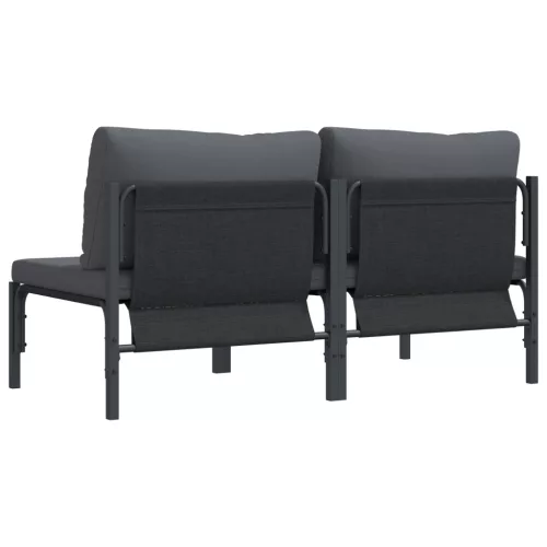  Kültéri bútor szettek párnával párnával 2 pcs Antracit