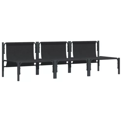  Kültéri bútor szettek párnával párnával 3 pcs Antracit