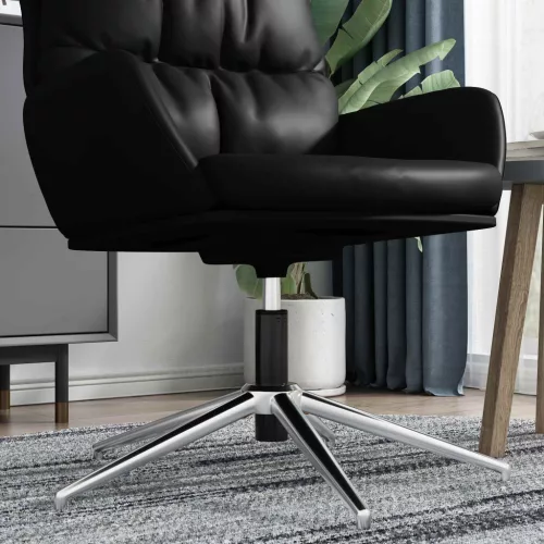  Irodai Szék Gázláb Fekete 9 cm Vas