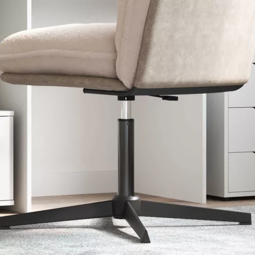  Irodai Szék Gázláb Fekete 18,5 cm Vas