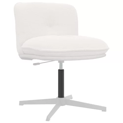  Irodai Szék Gázláb Fekete 18,5 cm Vas