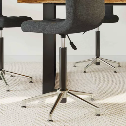  Irodai Szék Gázláb Fekete 21,5 cm Vas