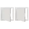  Hozzáférési panel 2 pcs Fehér 20 x 20 cm acél