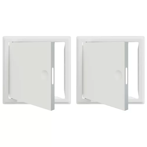  Hozzáférési panel 2 pcs Fehér 20 x 20 cm acél