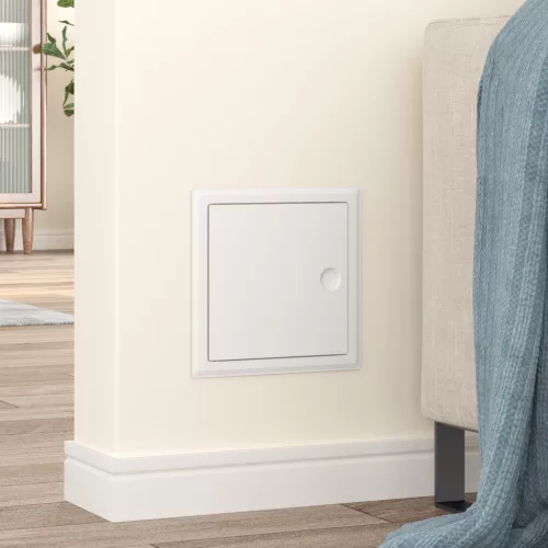  Hozzáférési panel 2 pcs Fehér 20 x 20 cm acél