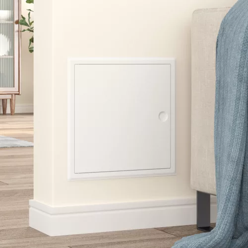  Hozzáférési panel Fehér 30 x 30 cm acél