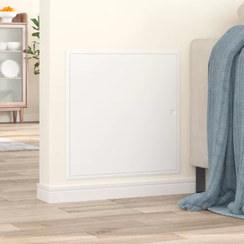  Hozzáférési panel Fehér 60 x 60 cm acél