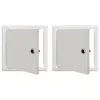  Hozzáférési panel 2 pcs Fehér 20 x 20 cm Acél