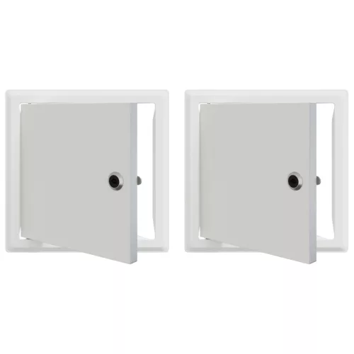  Hozzáférési panel 2 pcs Fehér 20 x 20 cm Acél
