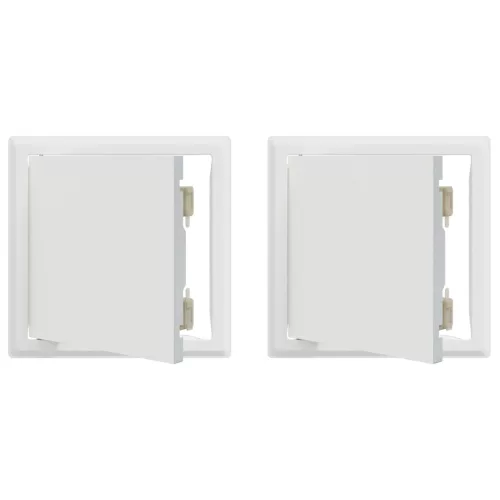  Hozzáférési panel 2 pcs Fehér 20 x 20 cm Acél