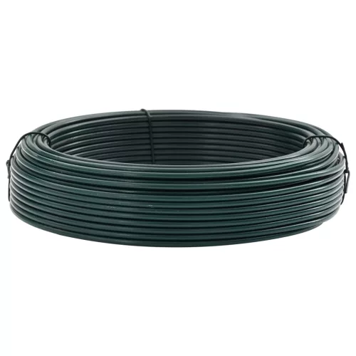  Kerítéskötöző drót Zöld 80 m PVC-bevonatos acél