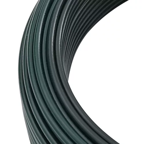  Kerítéskötöző drót Zöld 80 m PVC-bevonatos acél