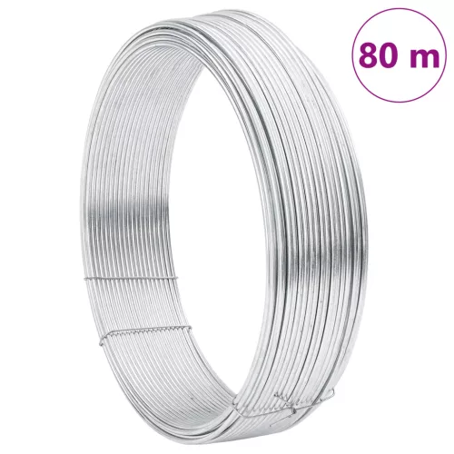  Kerítéskötöző drót Ezüst 80 m Tüzihorganyzott acél