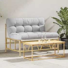  Kerti Pad Párnával 110x80x71 cm Acél