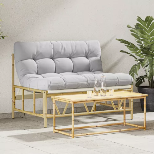  Kerti Pad Párnával 110x80x71 cm Acél