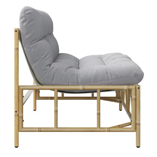  Kerti Pad Párnával 110x80x71 cm Acél