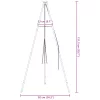  Tábortűz Főző Állvány 150 cm Magasság Acél