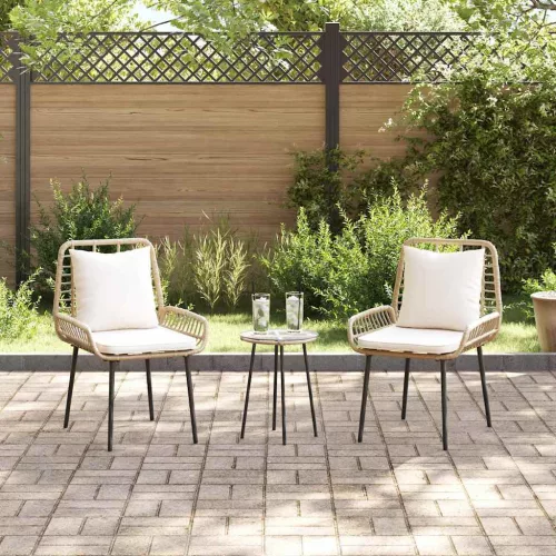  Kert étkező szett 3 pcs Barna, Fekete, Krém 35 x 35 x 45 cm