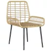 Kert étkező szett 3 pcs Barna, Fekete, Krém 35 x 35 x 45 cm
