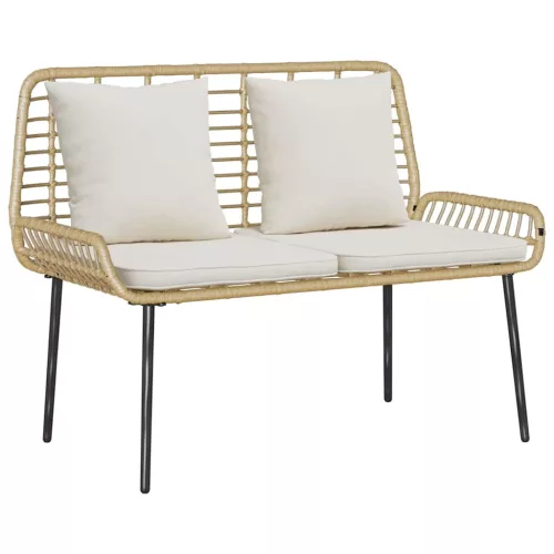 Kert étkező szett 3 pcs Fekete, Antracit 109 x 63 x 83 cm