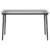  Kerti Asztal Fekete 80 x 40 x 45 cm Poli rattan