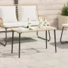  Kerti Asztal Természetes 80 x 40 x 45 cm Poli rattan