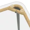  Kerti Asztal Természetes 80 x 40 x 45 cm Poli rattan