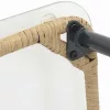  Kerti Asztal Természetes 80 x 40 x 45 cm Poli rattan