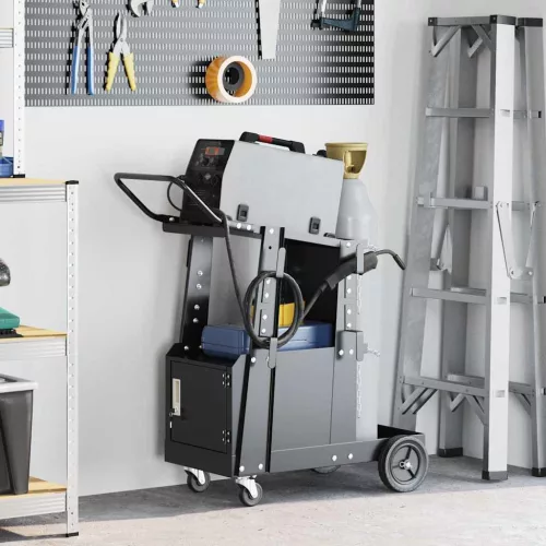  Hegesztőkocsi Fekete 90 x 46 x 96 cm Acél
