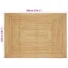  Szőnyeg Bézs 200 x 290 cm Juta