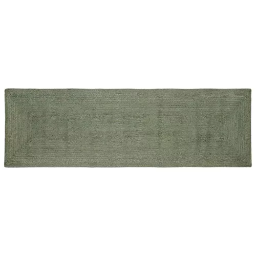  Területszőnyegek Négyszögletes Olajzöld 80 x 200 cm