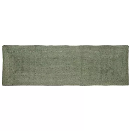  Területszőnyegek Négyszögletes Olajzöld 80 x 300 cm