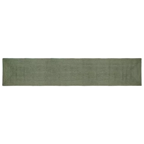  Területszőnyegek Négyszögletes Olajzöld 80 x 400 cm